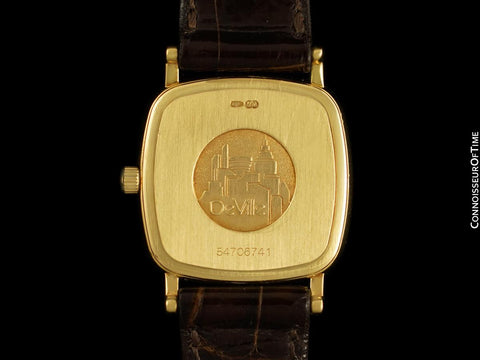 Omega De Ville Ladies Midsize Ultra Thin Dress Watch - 18K Gold