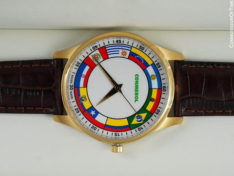 Owned By Soccer G.O.A.T. Pele - Conmebol Swiss Watch for Career Legacy Top Award