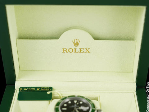 2007 Rolex Submariner Green "Kermit" 50th Anniversary 16610LV Sub Watch - *UNWORN with STICKERS*