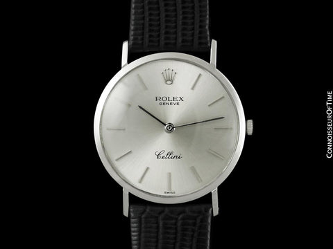 1965 Rolex Cellini Vintage Mens Handwound Ref. 3601 Watch - 18K White Gold