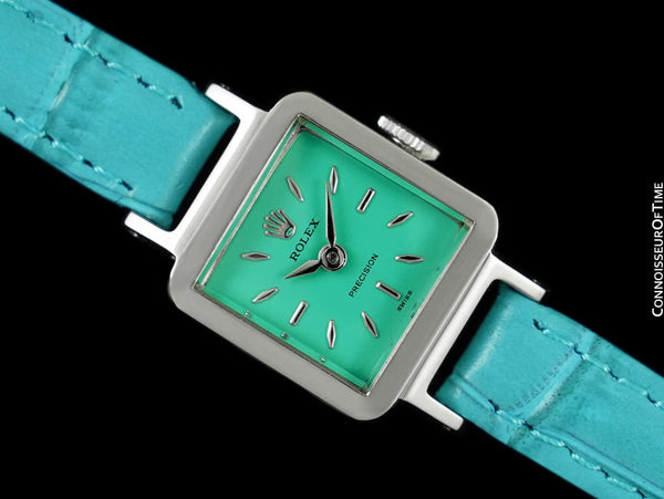1961 Rolex Precision Pre-Cellini Vintage Ladies Watch, Ref. 9158 - Stainless Steel