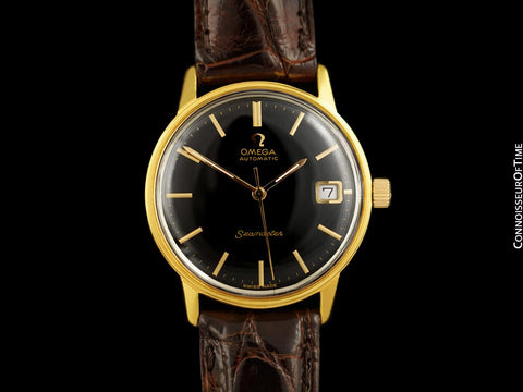 1968 Omega Seamaster Mens Vintage Cal. 565 Watch, Automatic, Date - 18K Gold Plated & Stainless Steel