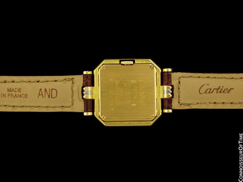 Cartier Vendome Trinity Ceinture Ladies Solid 18K Gold Watch - Yellow, White & Rose Gold