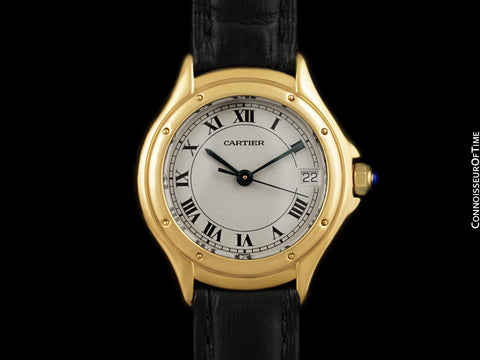 Cartier Cougar Panthere Ladies 18K Gold Watch - 18K Gold