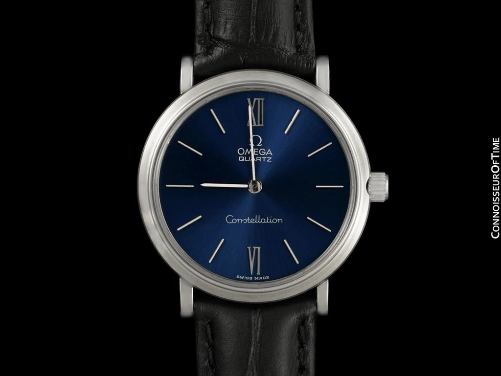 1976 Omega Constellation Mens Vintage Quartz Accuset Watch Stainless Steel
