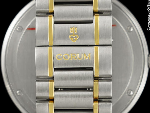 Corum Romvlvs Romulus Mens Bracelet Watch - Stainless Steel and 18K Gold