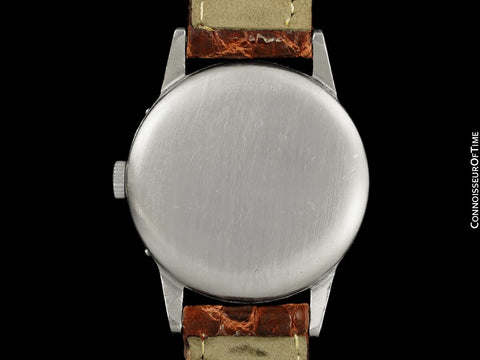 1940's Movado Vintage Triple Calendar, SS Version of "FDR's Watch" - The Calendograph
