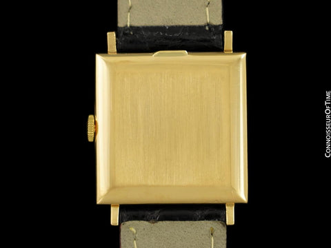 1965 Patek Philippe Vintage Mens Handwound Gondolo Square Dress Watch, Ref. 3430 - 18K Gold