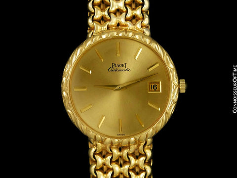Owned by Siegfried & Roy - 1970's Piaget Vintage Mens Automatic Watch with Award Winning 12P Movement - 18K Gold