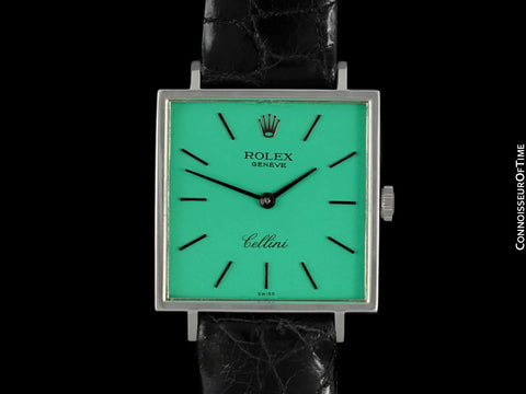 1974 Rolex Cellini Classic Vintage Ladies Square Ref. 3996 Watch - 18K White Gold