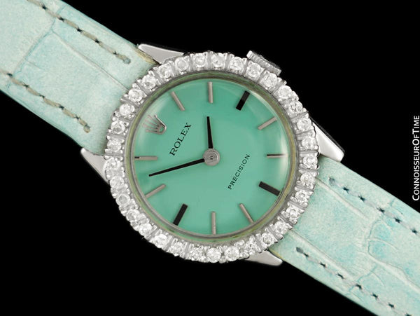 1970 Rolex Ladies Vintage Dress Watch - Stainless Steel & Diamonds