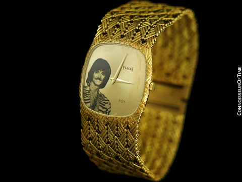 Owned By Siegfried & Roy - 1982 Piaget Vintage Mens Watch with Award Winning 9P Movement - 18K Gold