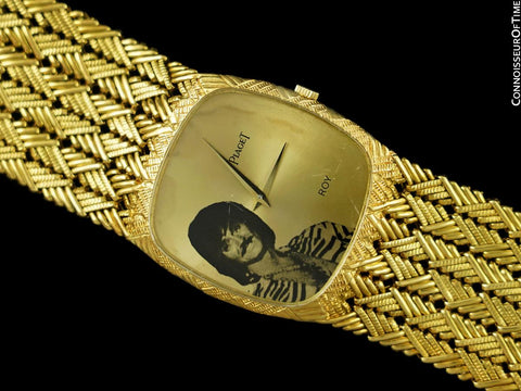 Owned By Siegfried & Roy - 1982 Piaget Vintage Mens Watch with Award Winning 9P Movement - 18K Gold