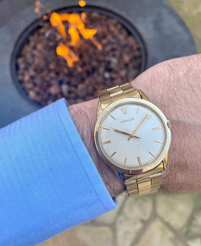 1969 Rolex Perpetual Vintage Mens Automatic Watch on Bracelet - 14K Gold Filled