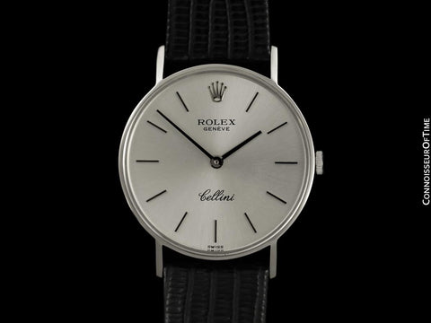 1973 Rolex Cellini Vintage Mens Handwound Ref. 3833 Watch - 18K White Gold