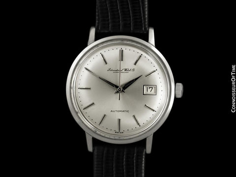 1967 IWC Vintage Mens Oversized Watch, Cal. 8541 Automatic - Stainless Steel