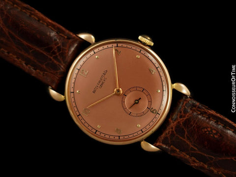 1940's Patek Philippe Vintage Mens Midsize Watch, Ref. 1461 - 18K Rose Gold