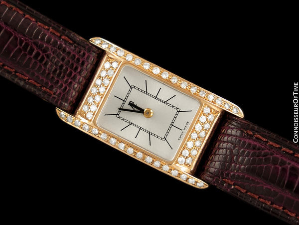 Audemars Piguet Promesse Exquisite Ladies Backset Watch - 18K Rose & Diamonds