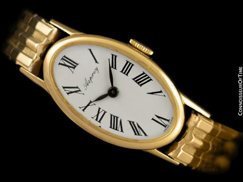 1960's Asprey Baume & Mercier Vintage 18K Gold Watch - OWNED & WORN BY JERRY LEWIS
