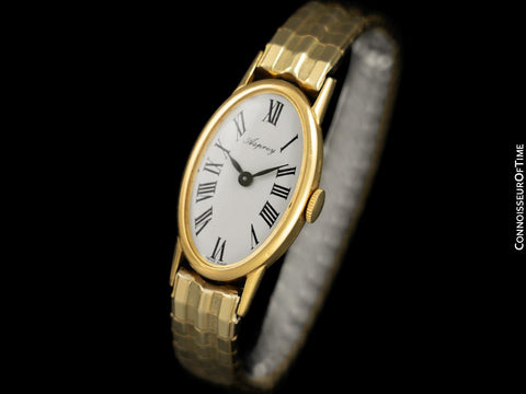 1960's Asprey Baume & Mercier Vintage 18K Gold Watch - OWNED & WORN BY JERRY LEWIS