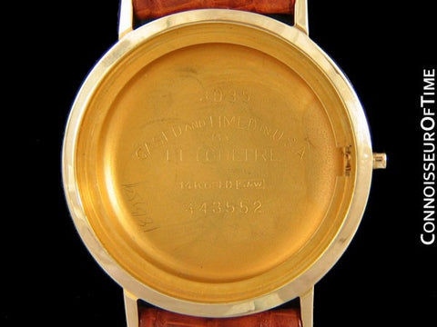 1965 Jaeger-LeCoultre Vintage Mens Master Mariner Automatic Watch - 14K Gold