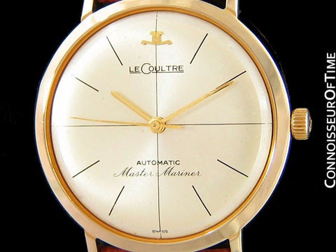 1965 Jaeger-LeCoultre Vintage Mens Master Mariner Automatic Watch - 14K Gold