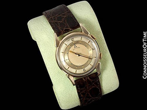 1953 Jaeger-LeCoultre Vintage Mens Memovox Wrist Alarm - 10K Gold Filled