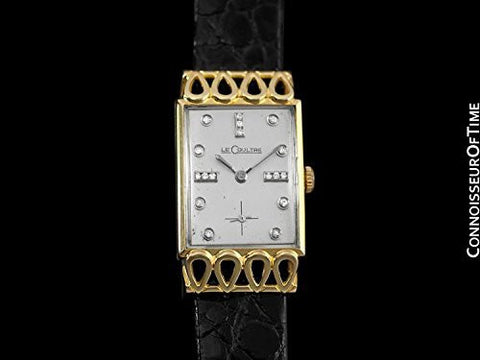 1951 Jaeger-LeCoultre Vintage Mens Watch, 18K Gold & Diamonds - The Lowell