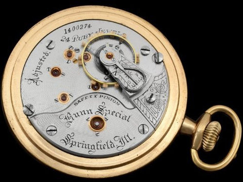1900 18 size Illinois Railroad Gold Filled Pocket Watch - (23J) 24J Bunn Special