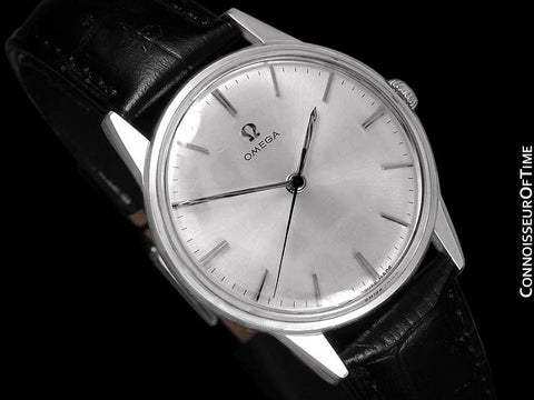 1962 Omega Full Size Classic Vintage Mens 30T2 Watch - Stainless Steel