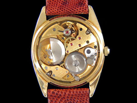 1960's Baume & Mercier Baumatic Vintage Full Size Mens Watch, Automatic - 18K Gold
