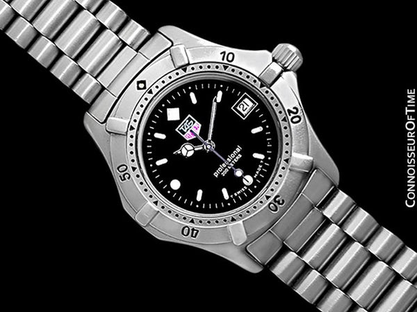 TAG Heuer Professional 2000 Mens Midsize Diver Watch, 962.013R- Stainless Steel