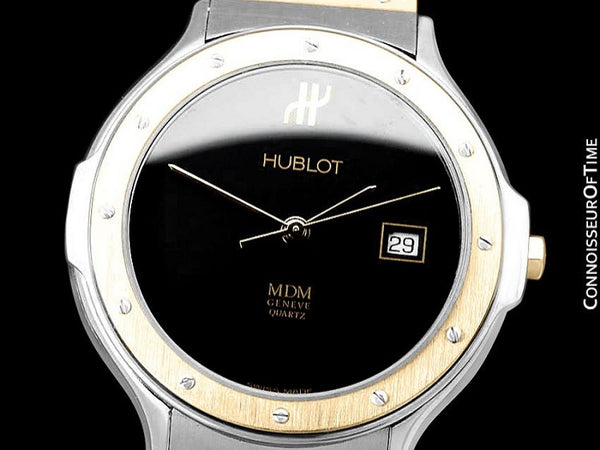 Hublot MDM Two-Tone Midsize Mens Watch - Stainless Steel and 18K Gold