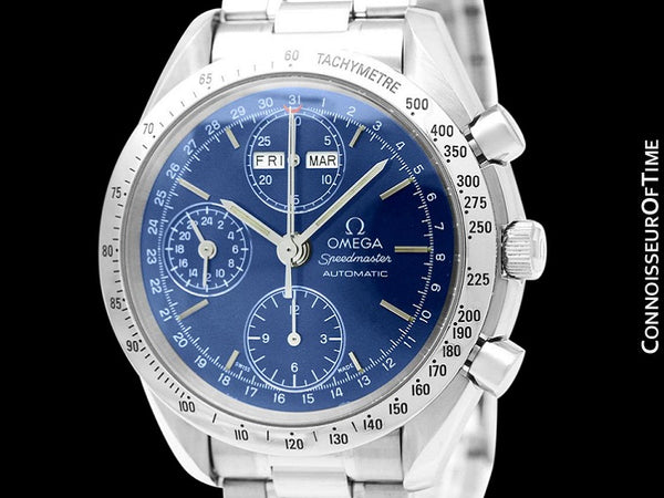 Omega Speedmaster Triple Date Chronograph Watch, Blue Dial, 3521.80 - Stainless Steel