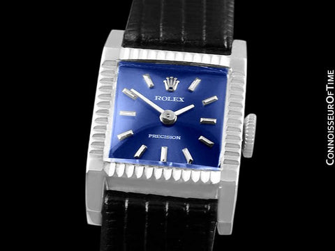 1974 Rolex Precision Pre-Cellini Vintage Ladies Watch, Ref. 9356 - 18K White Gold