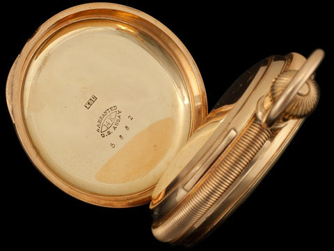 1883 E. Howard & Co. Antique 18 Size Pocket Watch - Fancy Dial - 14K Gold