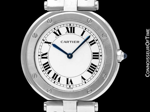 Cartier Santos Vendome Mens Midsize Unisex Watch - Stainless Steel
