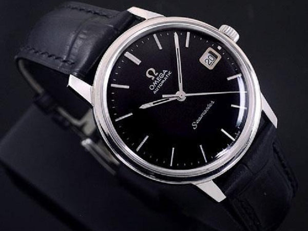 1969 Omega Seamaster Mens Vintage Watch with 565 Movement, Automatic, Quick-Setting Date - Stainless Steel