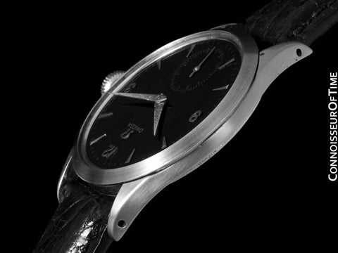 1954 Omega Vintage Mens 30T2 Watch, Larger Model - Stainless Steel