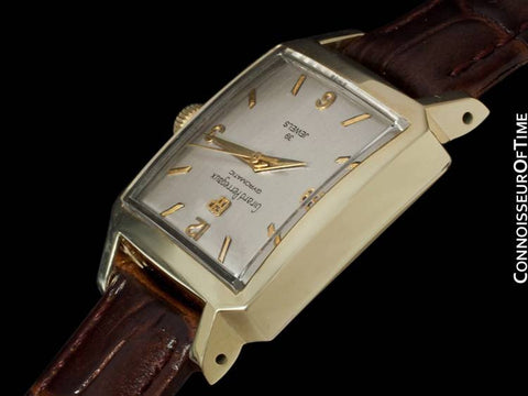 1950's Girard Perregaux Gyromatic, Square, 14K Gold Filled - Automatic, Waterproof