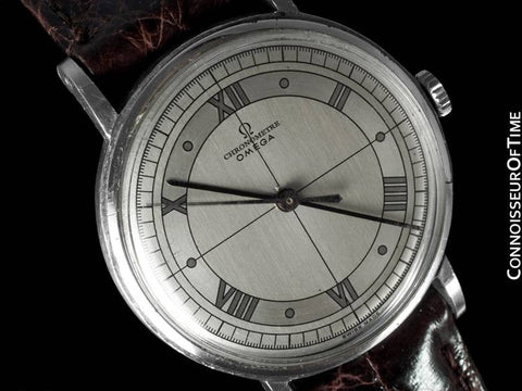 1947 Omega Vintage Mens Chronometer - Famous Cal. 30 T2 RG - Stainless Steel