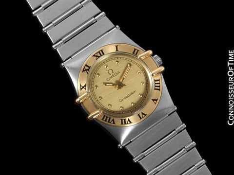 Omega Ladies Constellation Mini 22mm Watch - Stainless Steel & 18K Gold