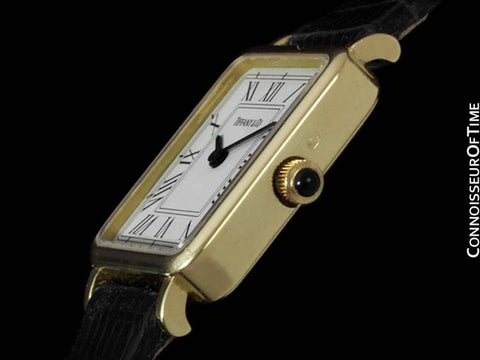Tiffany & Co. Ladies Rectangular Portfolio Watch - 14K Gold