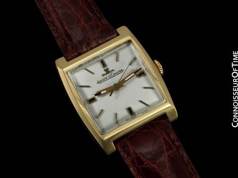 1956 Jaeger-LeCoultre Vintage Mens Midsize Dress Watch - 18K Gold