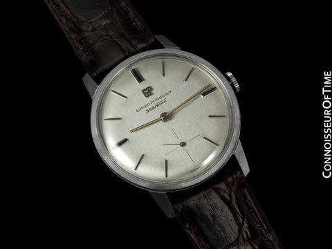 1960's Girard Perregaux Sea Hawk Vintage Mens Waterproof Watch - Stainless Steel