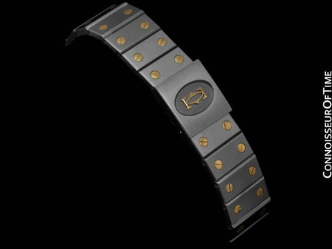 Cartier Santos Octagon Mens Midsize Watch - Stainless Steel & 18K Gold