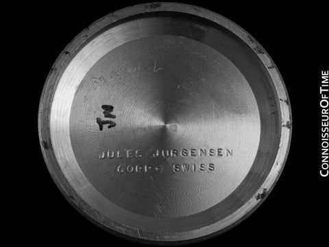 1960's Swiss Jules Jurgensen Vintage Mens Sporting Divers Chronograph - Stainless Steel