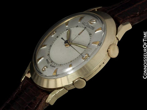 1956 Jaeger-LeCoultre Memovox Vintage Mens Reveil Wrist Alarm - 10K Gold Filled