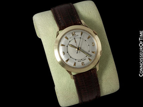 1956 Jaeger-LeCoultre Memovox Vintage Mens Reveil Wrist Alarm - 10K Gold Filled