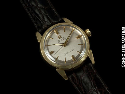1961 Omega Seamaster Vintage Mens Midsize Automatic Watch - 14K Gold Filled